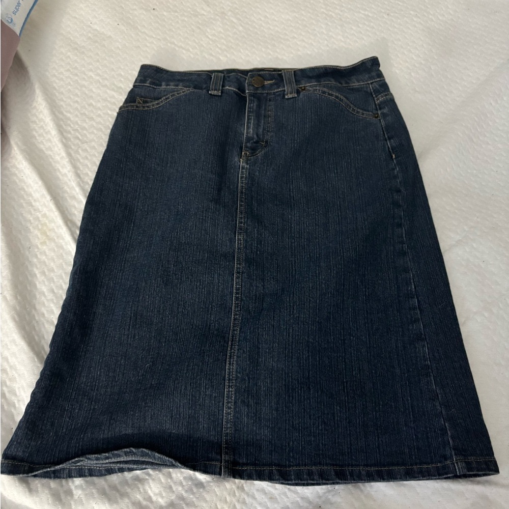 Classic Denim Skirt